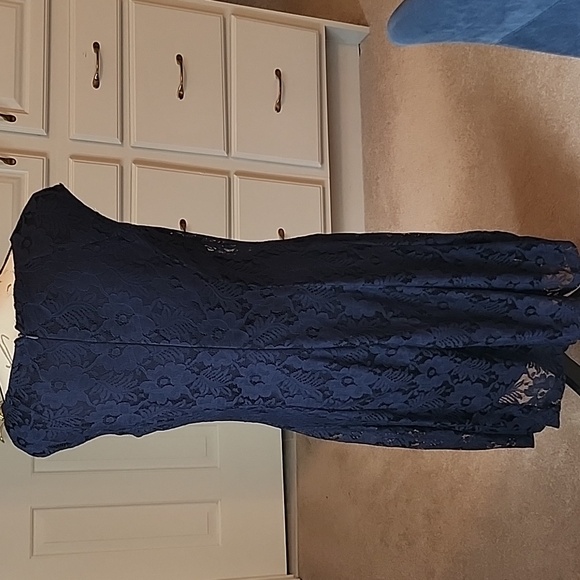 American Living Navy Lace Dress - Picture 2 of 5